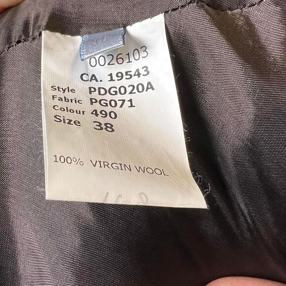 Luxe Paul Smith Women's Made in Italy Fringed Tweed Blazer Size 38 EU Small 4 US - Picture 8 of 8